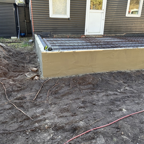 armering i nyt fundament