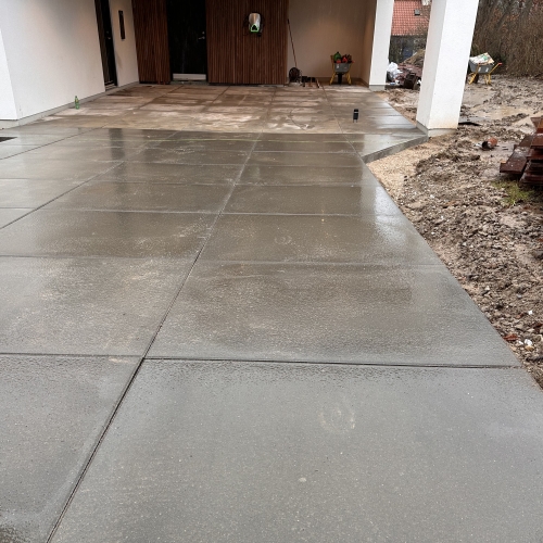 belægning af indkørsel