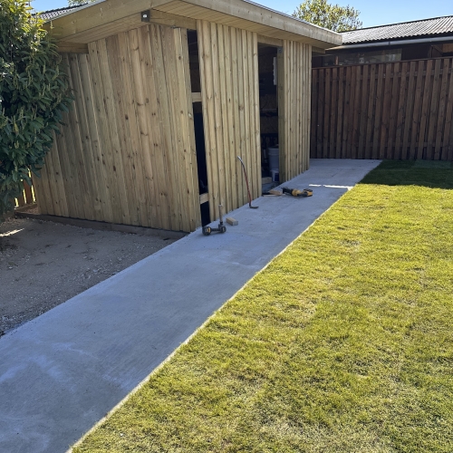 beton og tømrerarbejde