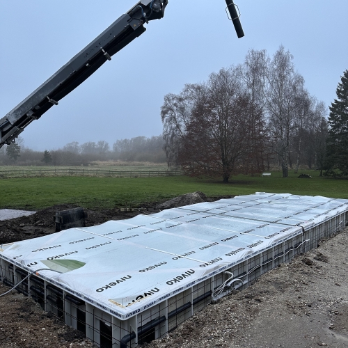 betonarbejde til ny pool