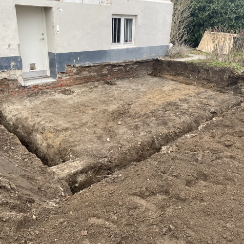 betonarbejde til nyt fundament