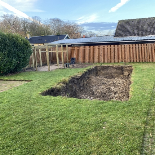 jordarbejde til swimmingpool