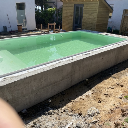 Nedgravet pool Helsingør