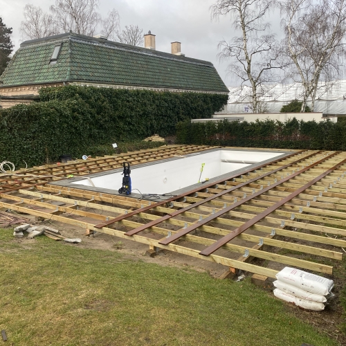 Nedgravet pool Kalundborg