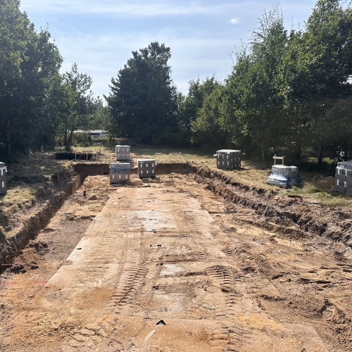 støbning af fundament