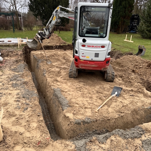 støbning af fundament