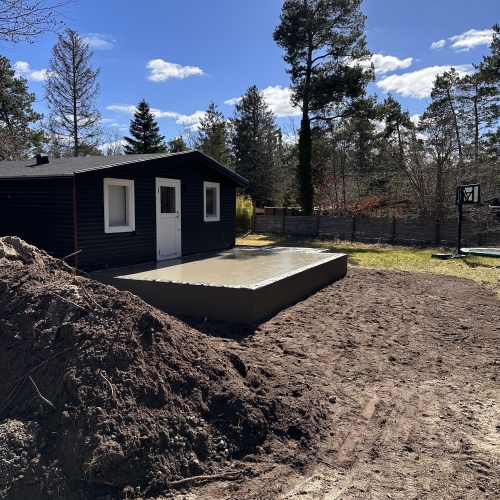 støbning af fundament