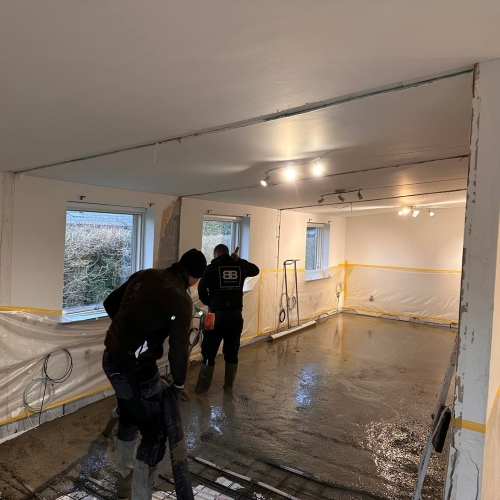 Betonarbejde i hus