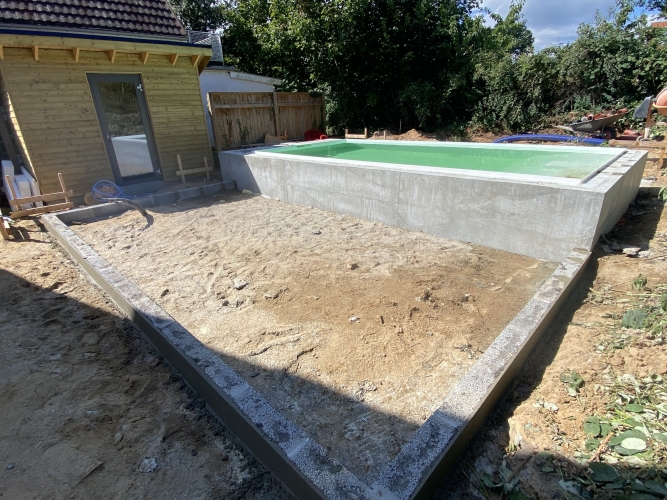 Swimmingpool til haven
